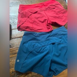 Lululemon size 6 shorts. $30 for both